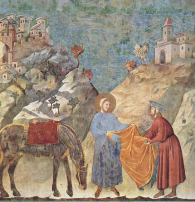 St Francis Giving his Cloak to a Poor Man (mk08)